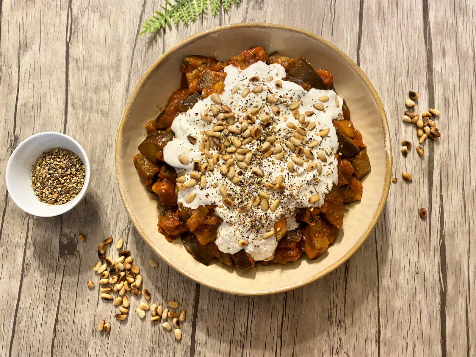 Fatteh d'aubergine
