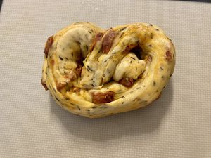 Fougasse au chorizo et au thym