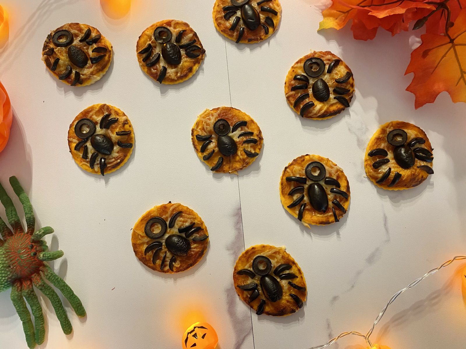 Pizza araignée pour Halloween 🎃