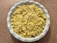 Crumble à l'abricot et à l'amande