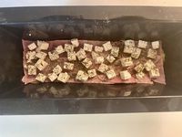 Millefeuille de courgette au jambon et à la feta