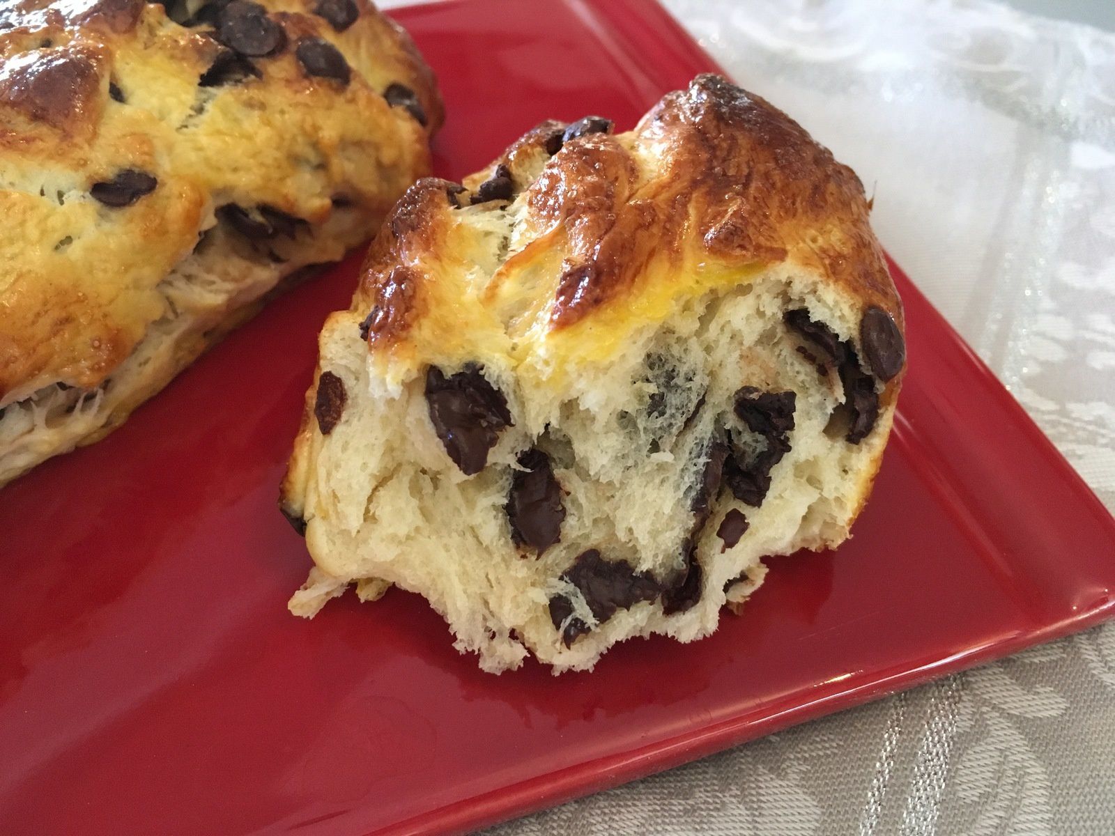 Viennoises aux pépites de chocolat