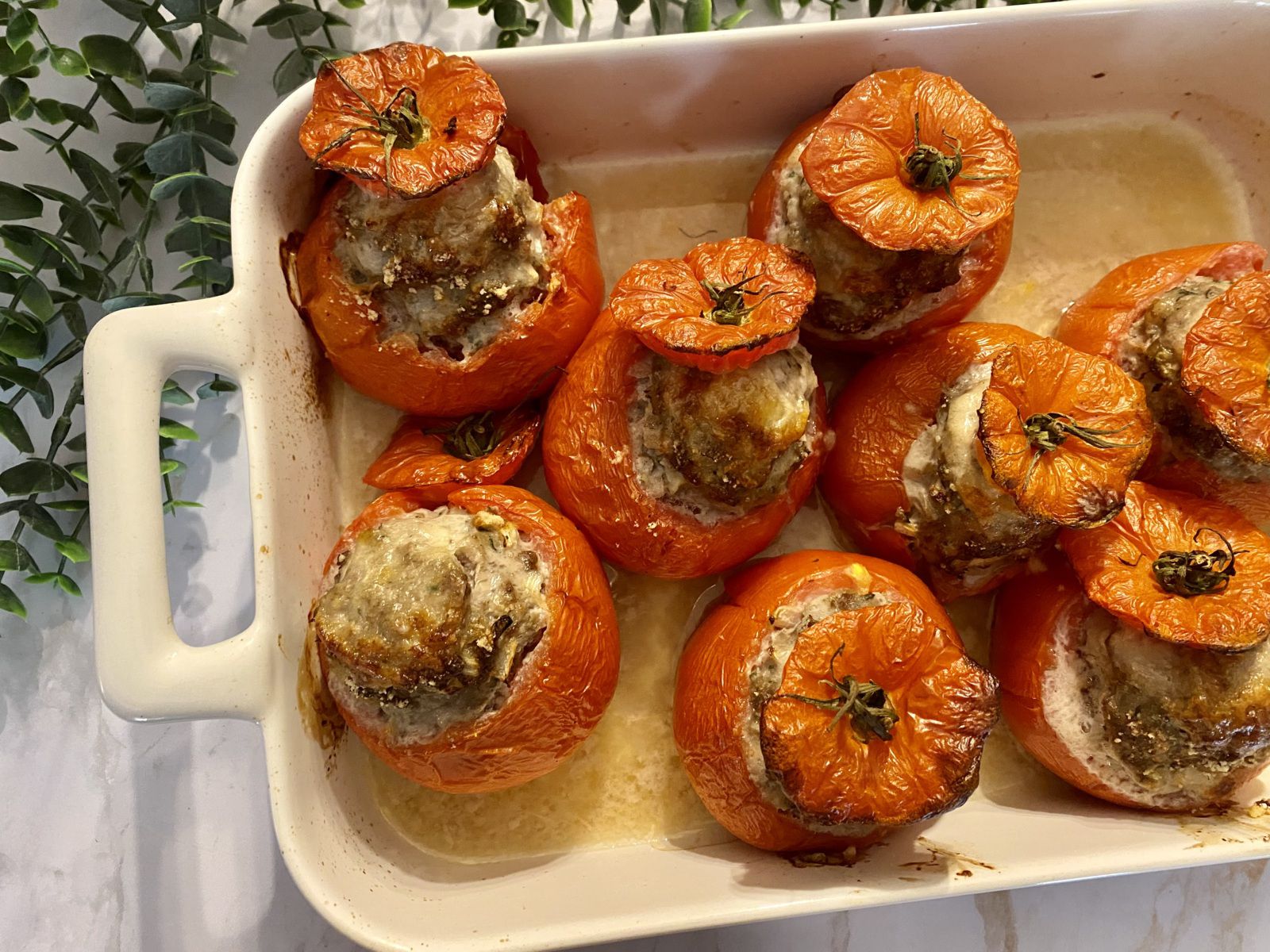 Tomates farcies à l'ancienne