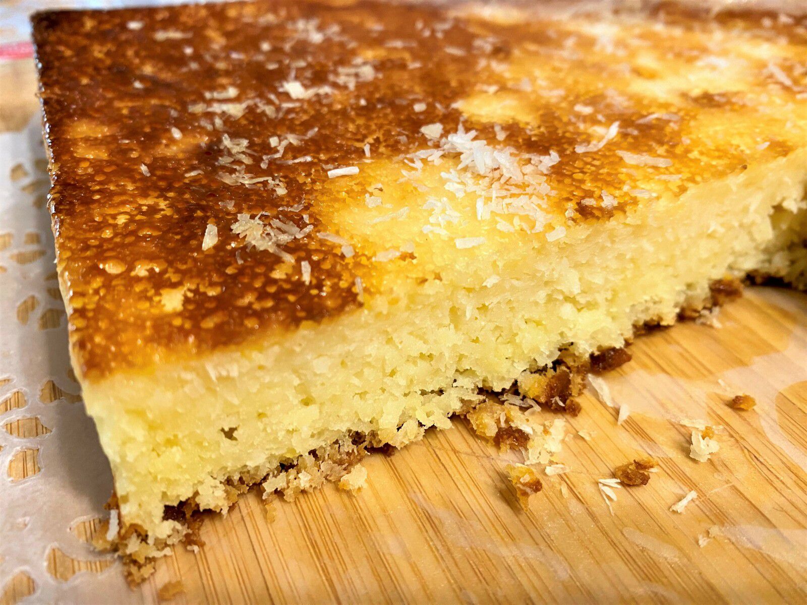 Fondant au citron et à la noix de coco