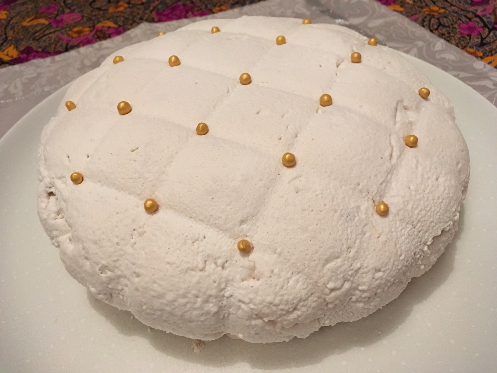 Entremets marrons et poires