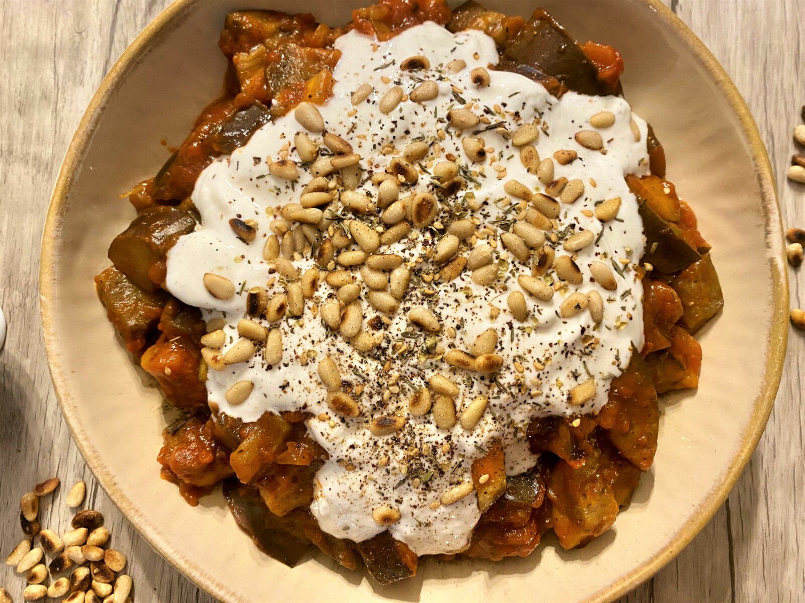 Fatteh d'aubergine