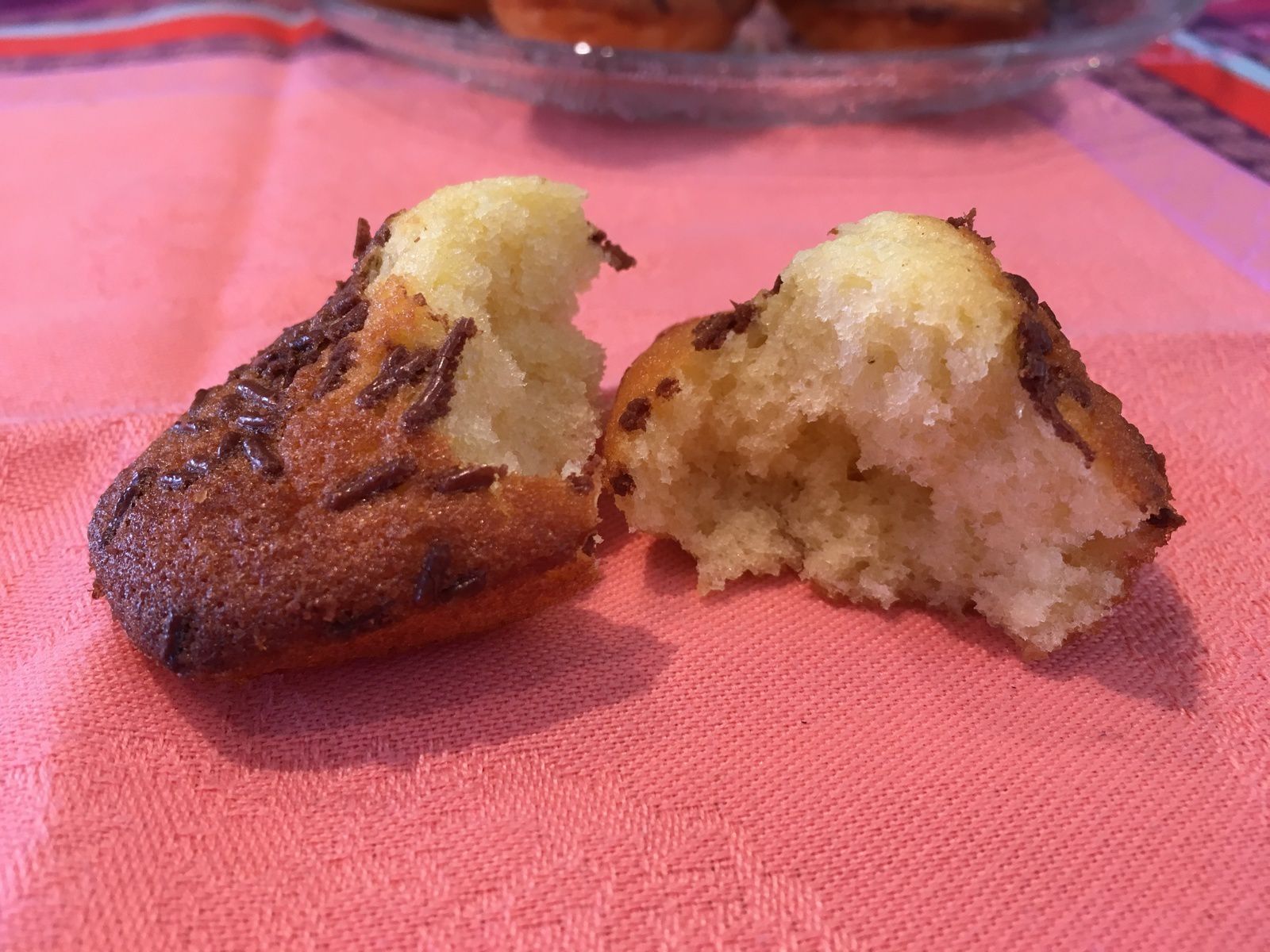 Madeleines tigrées