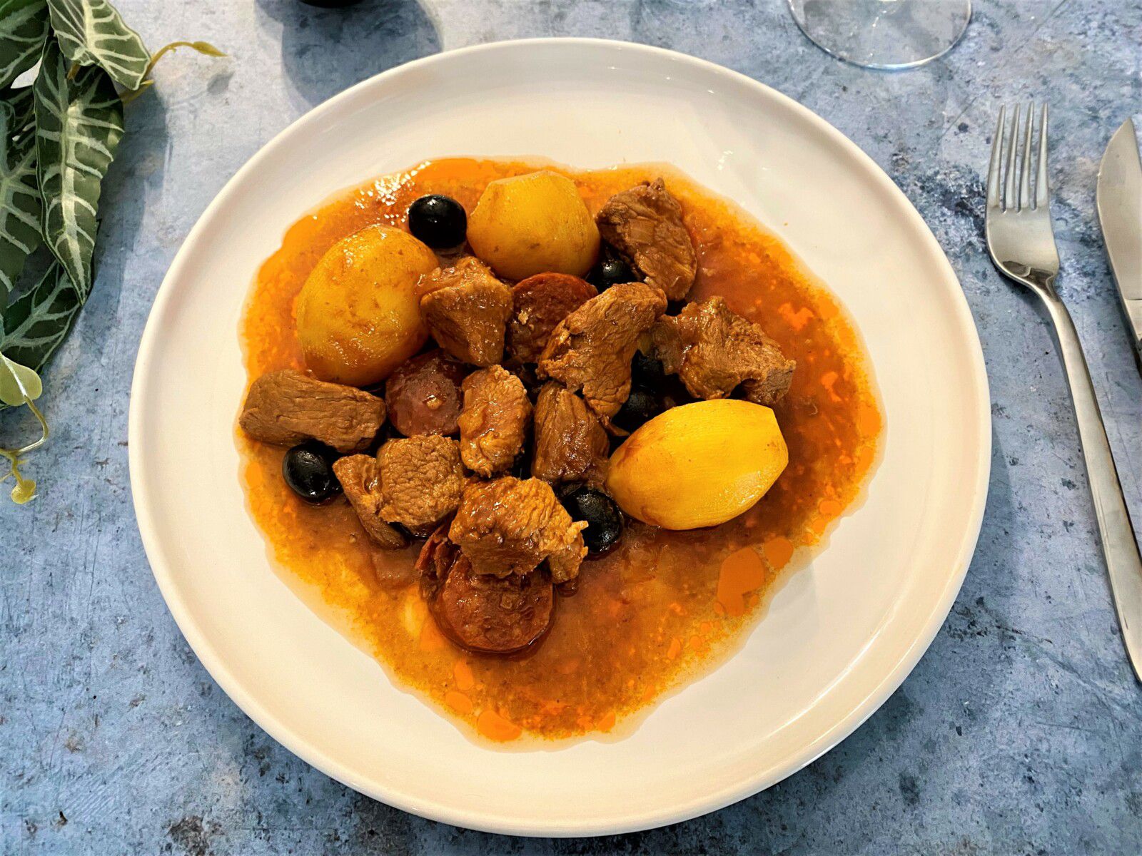 Sauté de veau à la lisboète