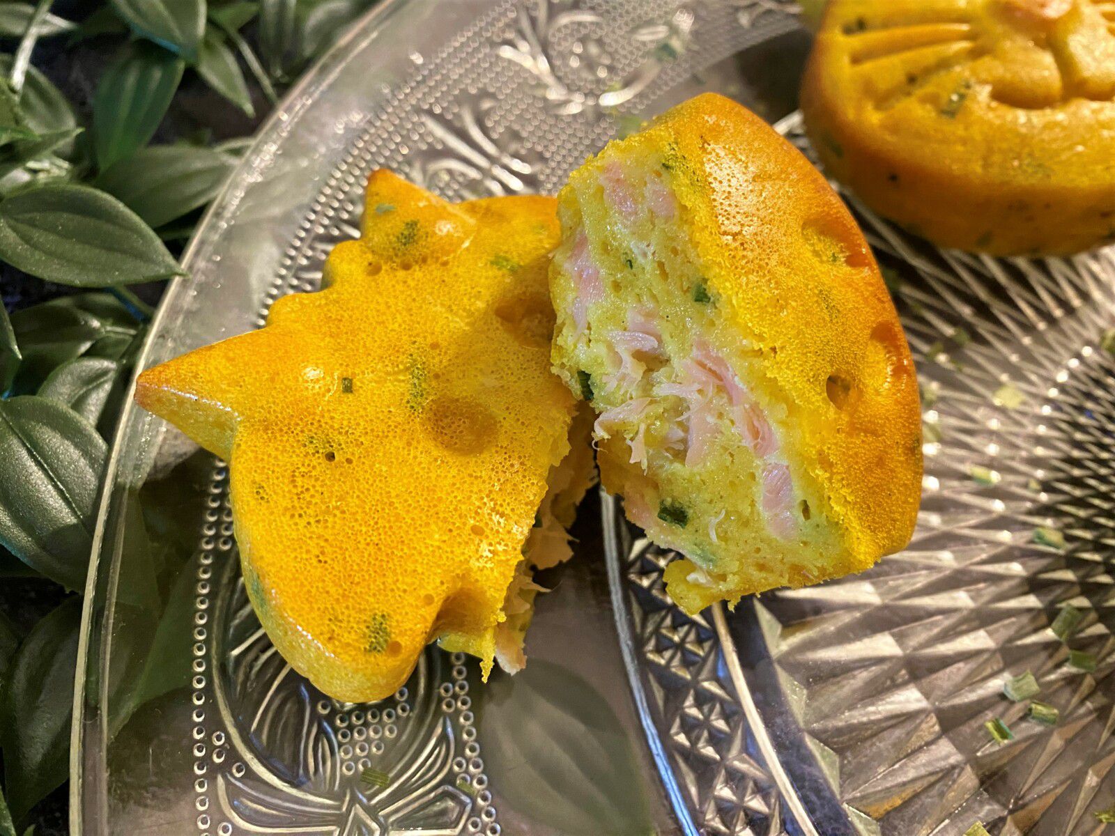 Cakes au saumon fumé et curcuma