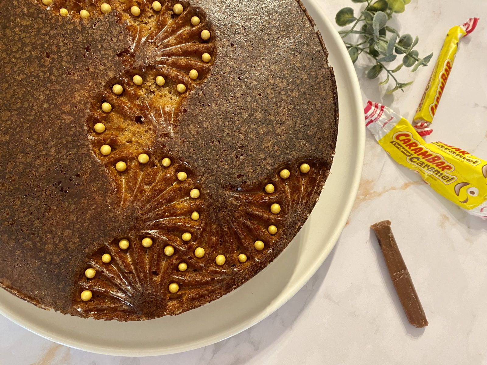 Gâteau aux carambars