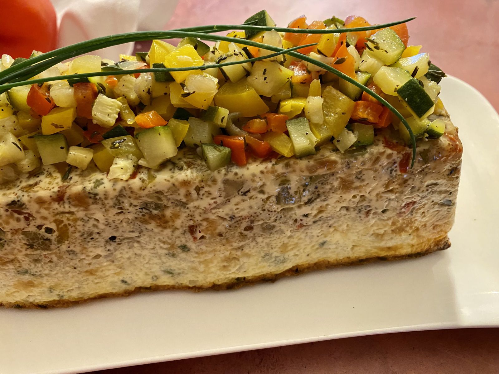Terrine de cabillaud aux poivrons
