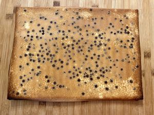 Gâteau roulé aux pépites de chocolat, fourré Nutella