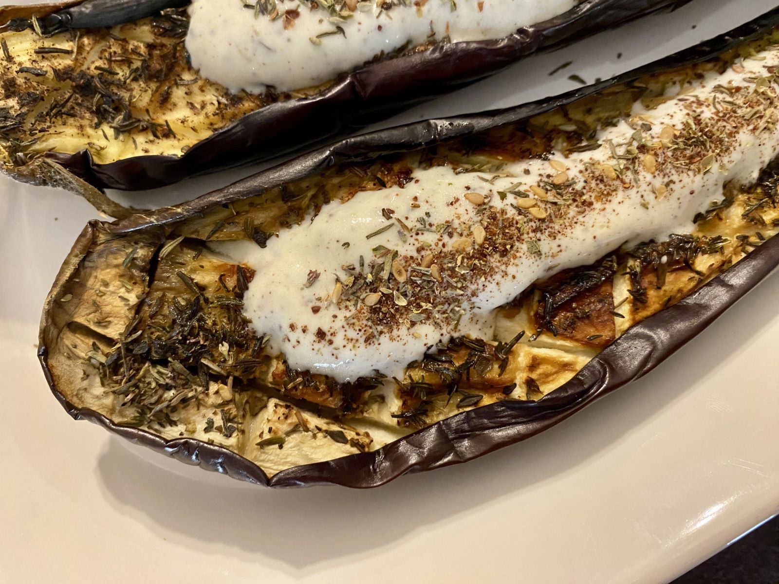 Aubergines grillées de Yotam Ottolenghi