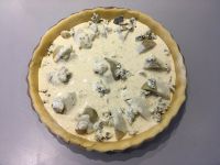 Tarte aux artichauts et bleu d’Auvergne