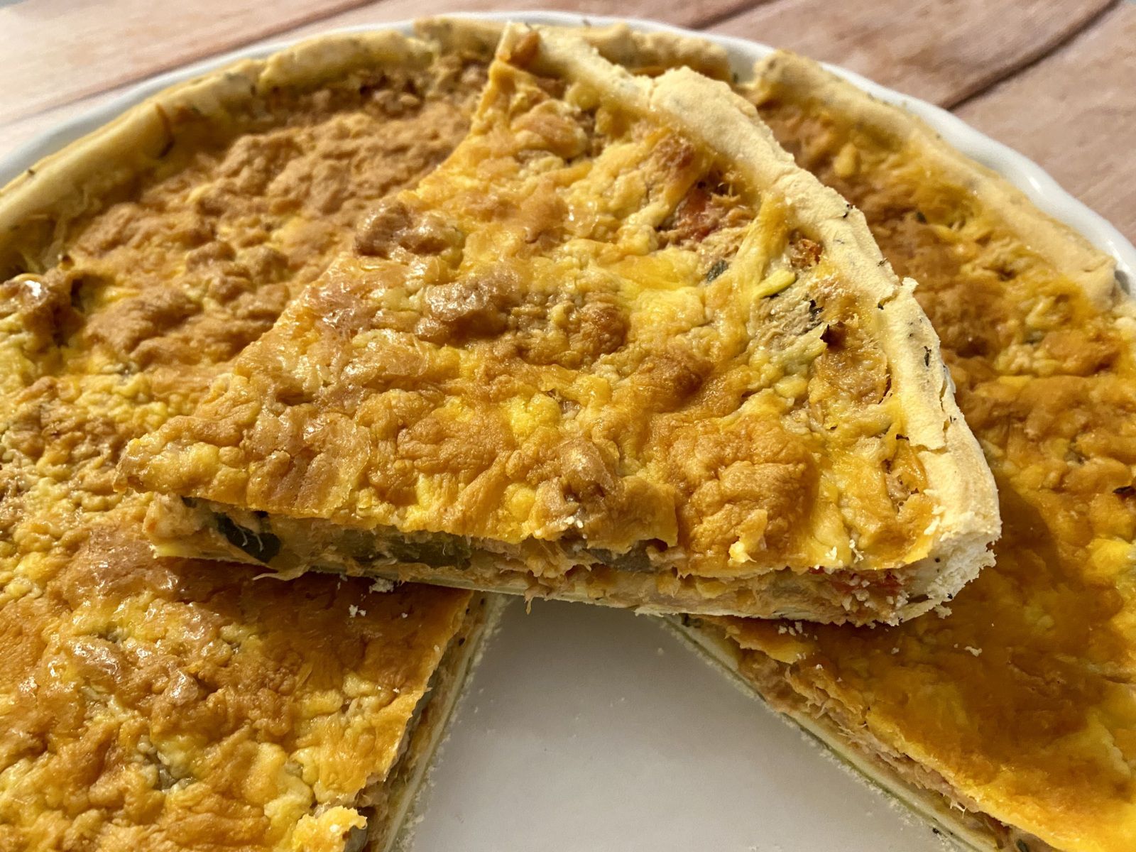 Tarte au thon et à la ratatouille