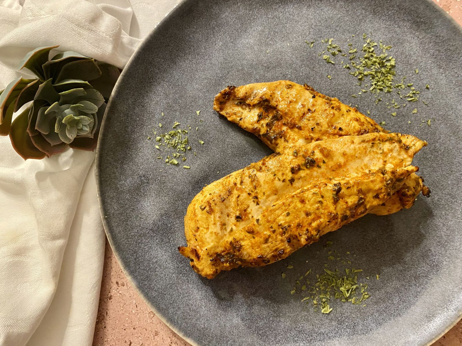 Blancs de poulet au citron et à l'origan