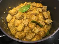 Cari de porc et pommes de terre