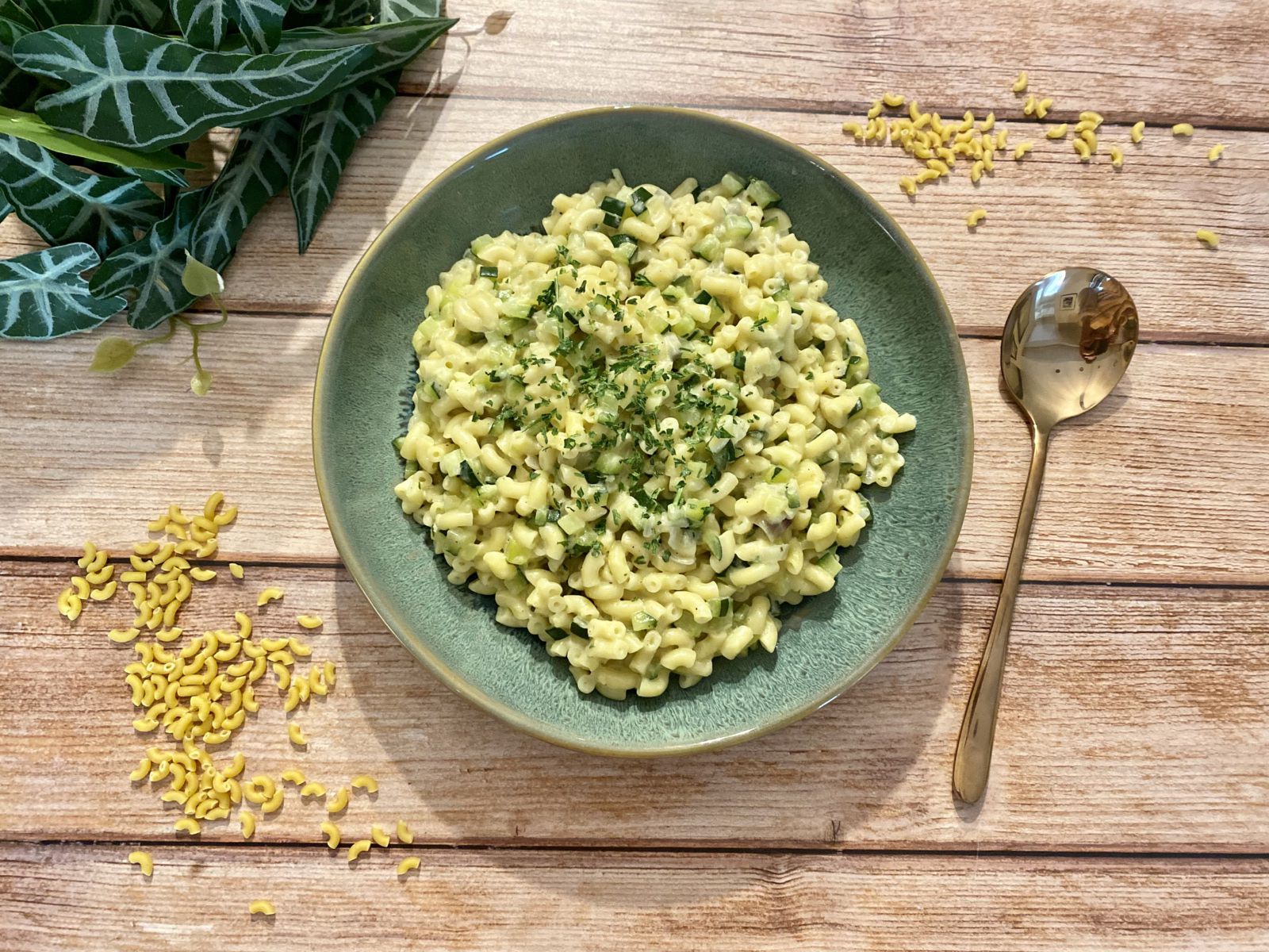 Coquillettes aux courgettes