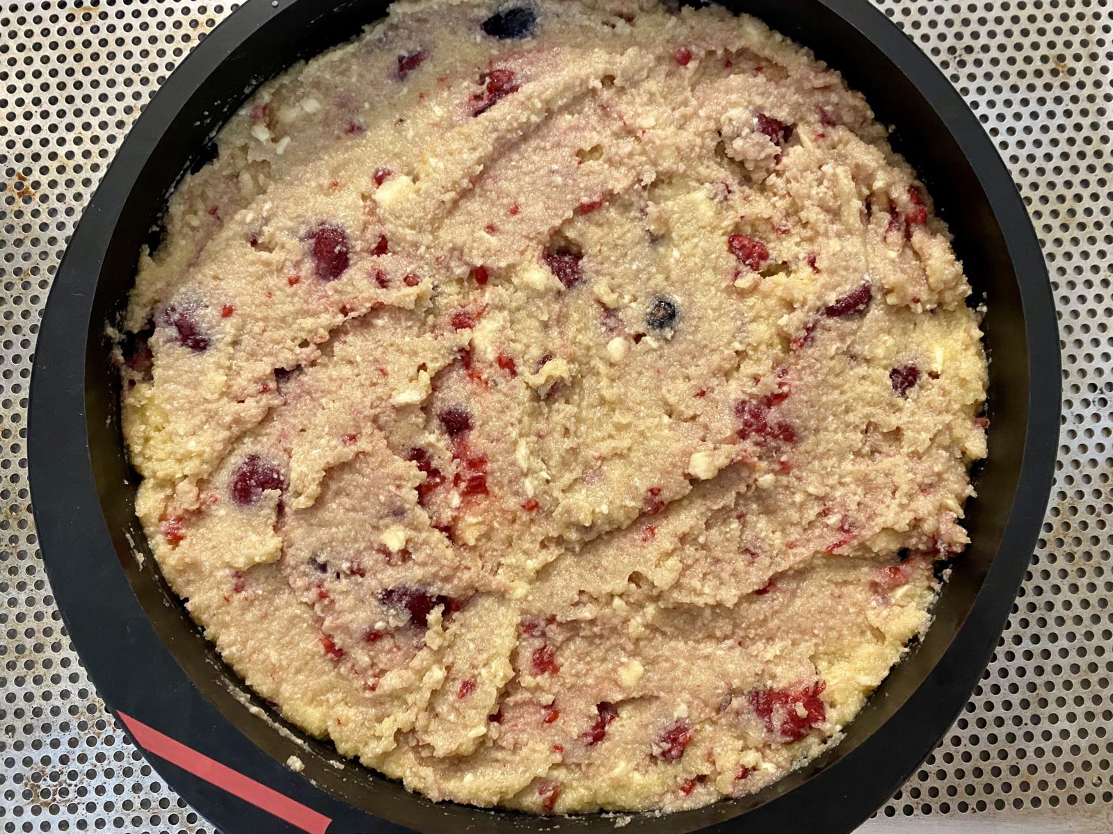 Amandier aux framboises