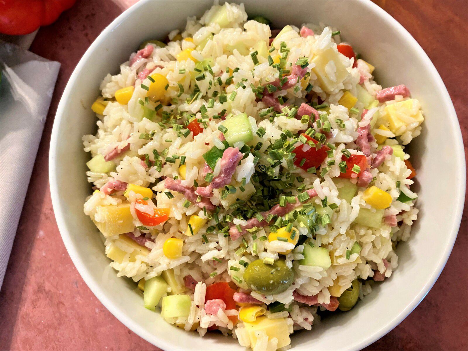 Salade de riz à ma façon