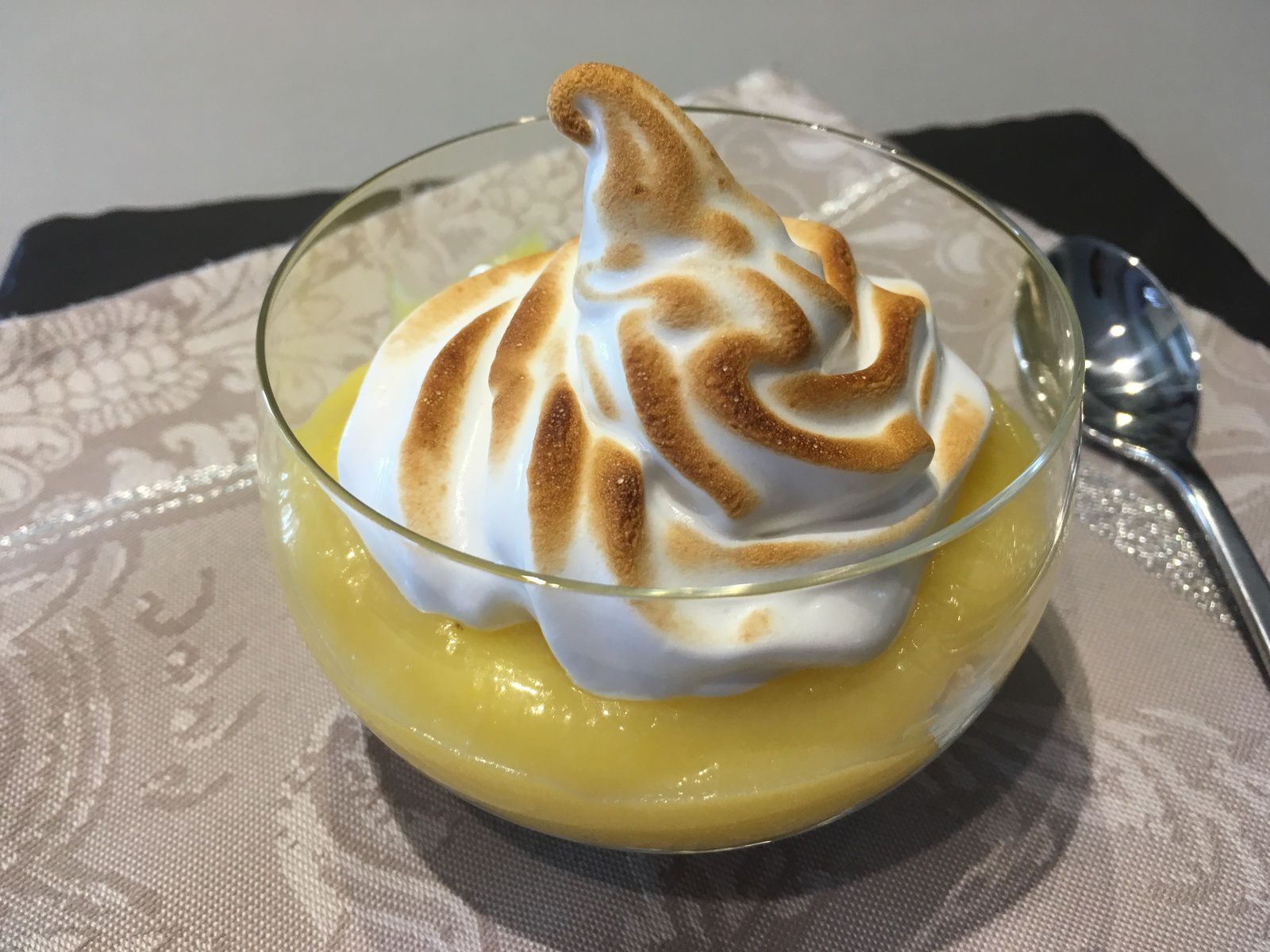 Tarte au citron déstructurée