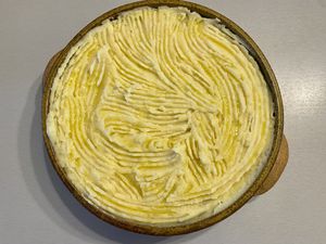 Parmentier de poisson et poireaux