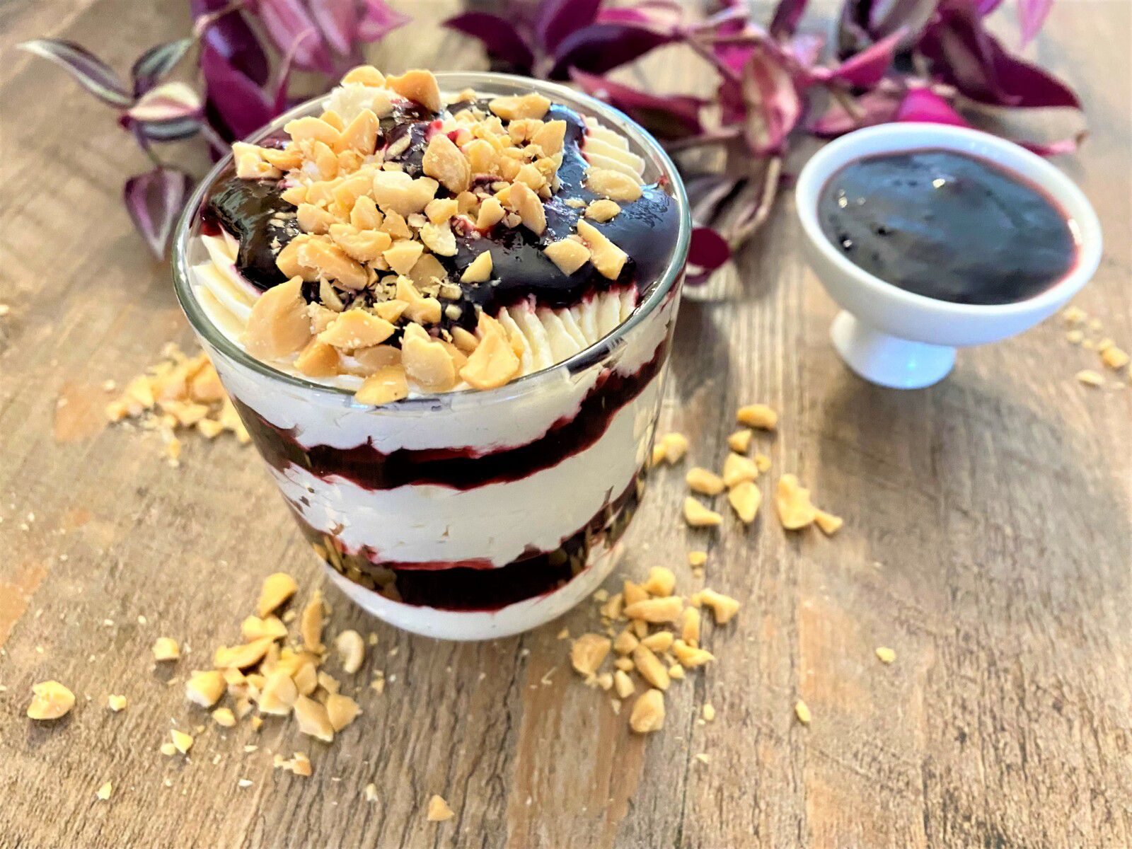 Sundae au coulis de fruits rouges