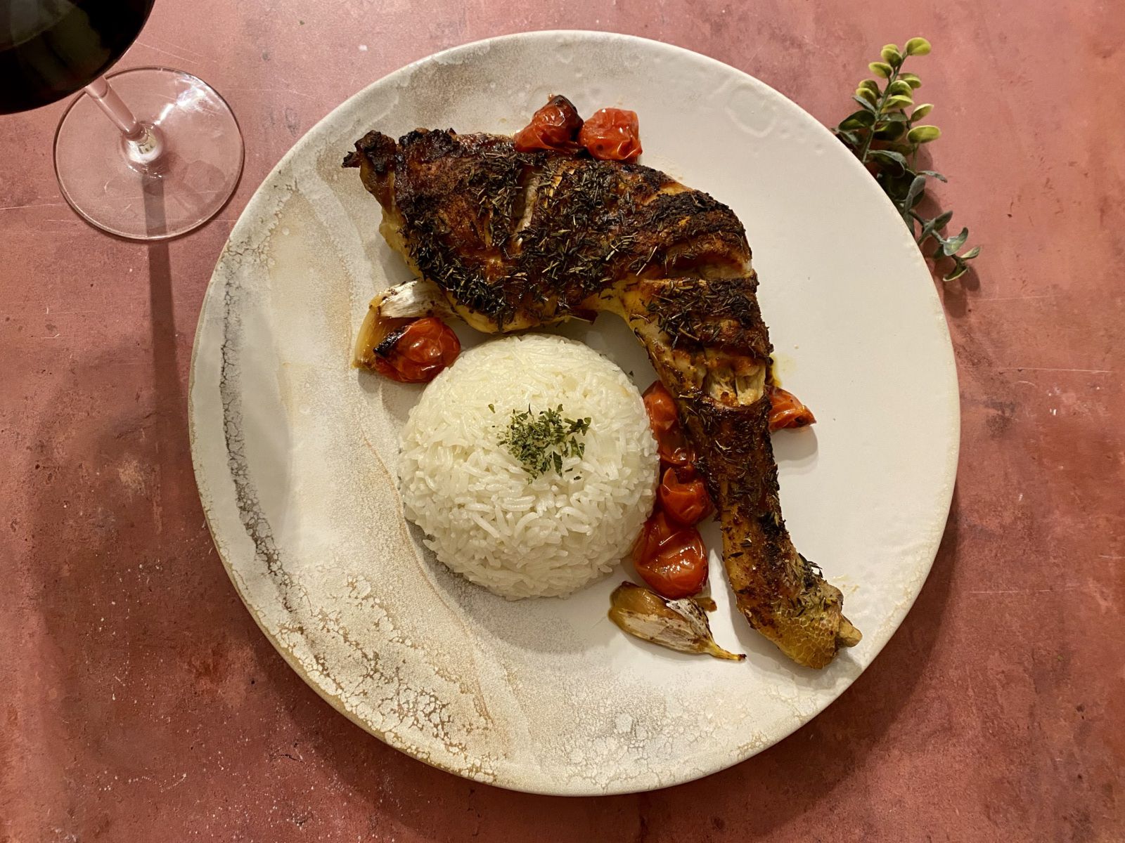 Poulet rôti à la harissa