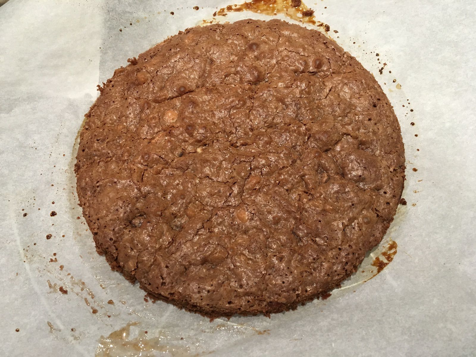 Entremets marrons et poires