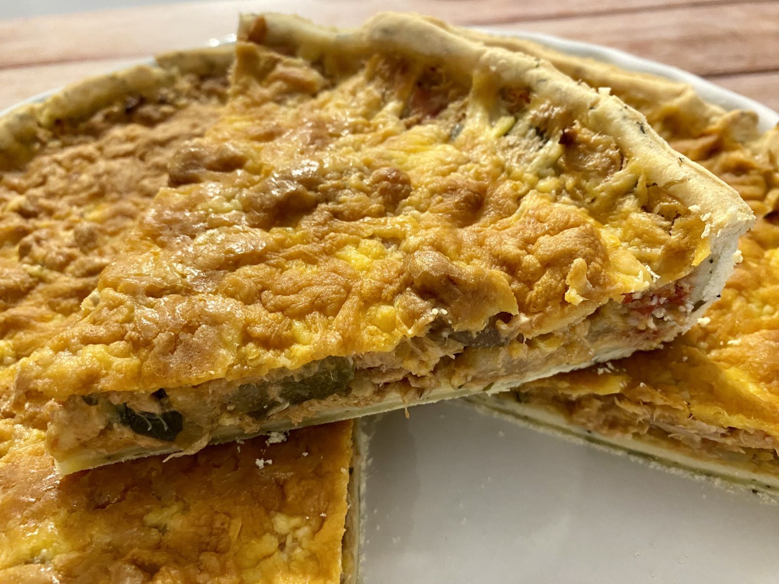 Tarte au thon et à la ratatouille