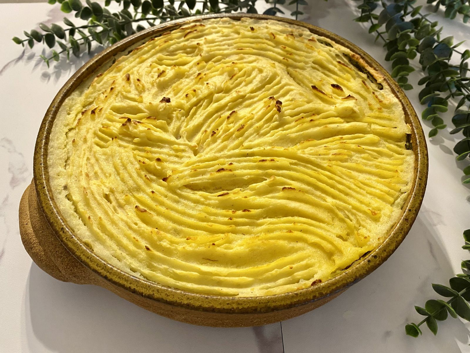 Parmentier de poisson et poireaux