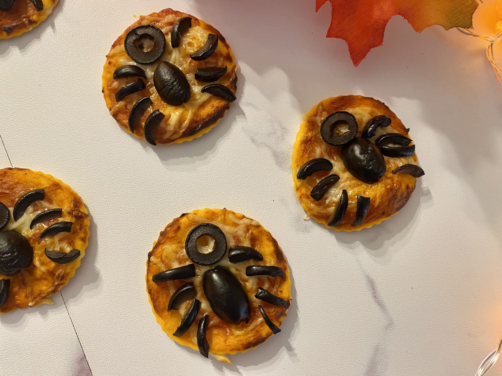 Pizza araignée pour Halloween 🎃