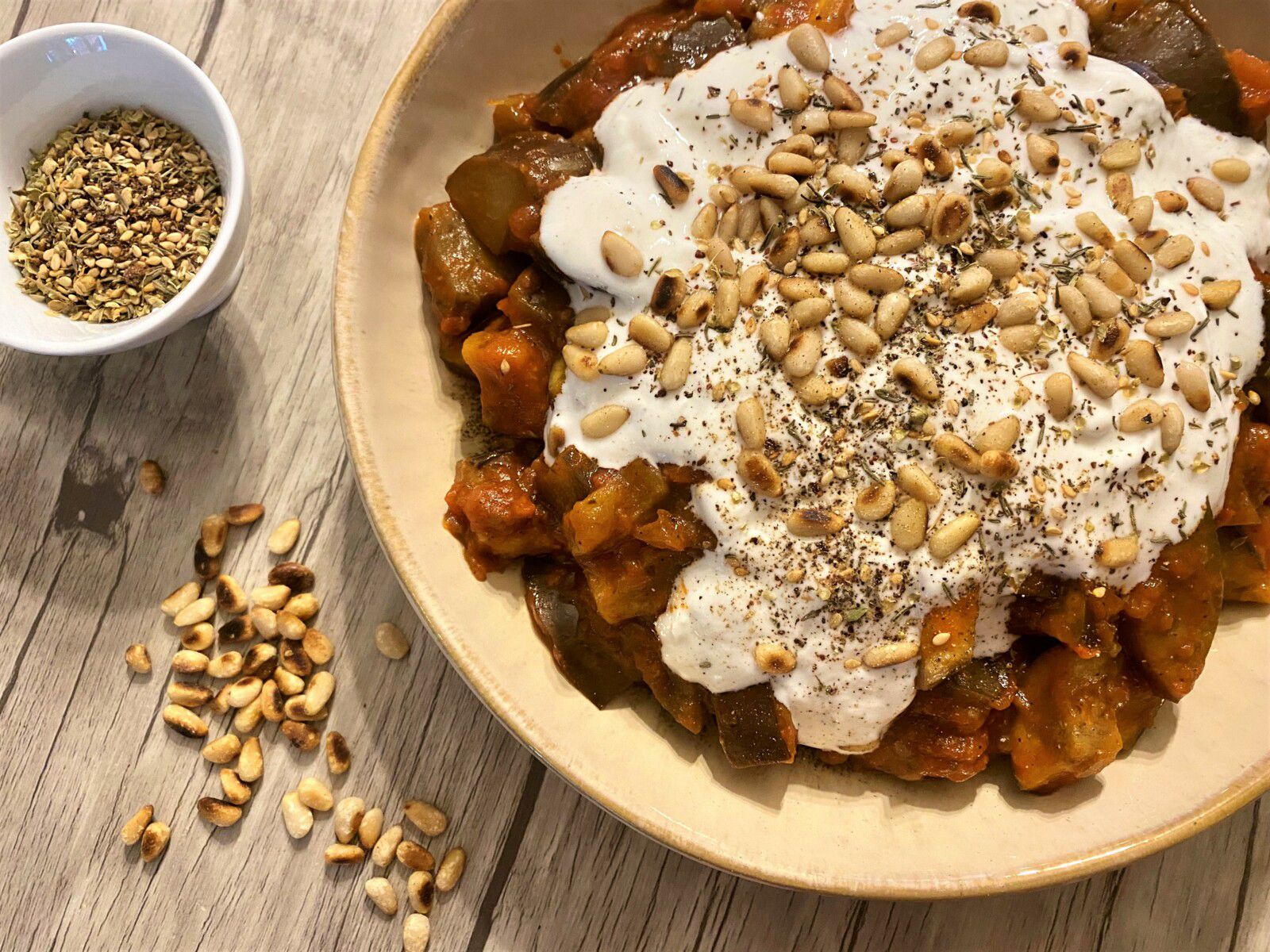 Fatteh d'aubergine