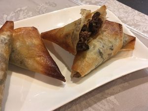 Bricks aux morilles et aux champignons de Paris