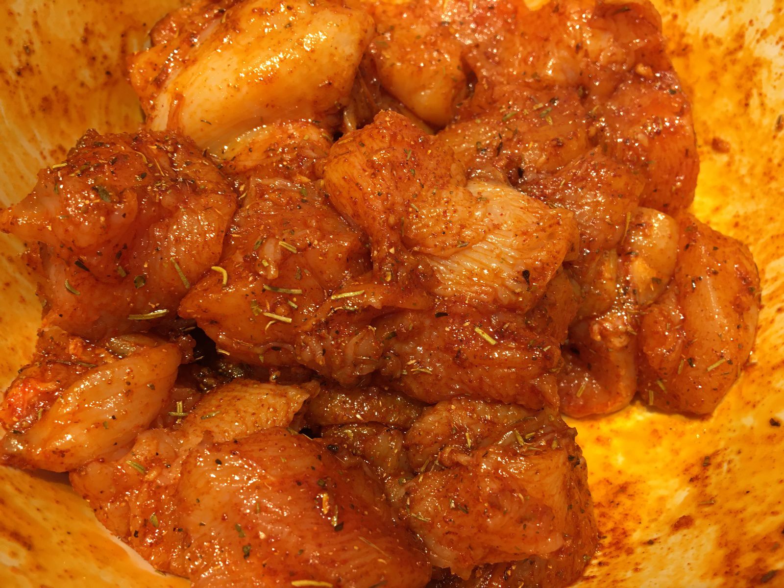 Brochettes de poulet au paprika et aux herbes de Provence