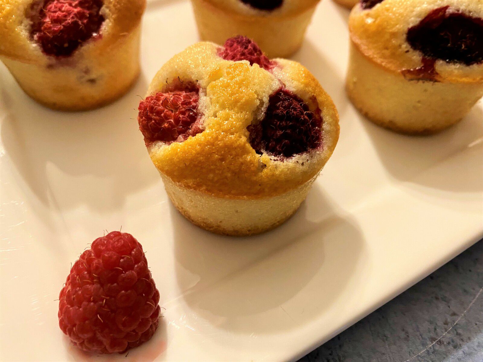 Visitandines aux framboises