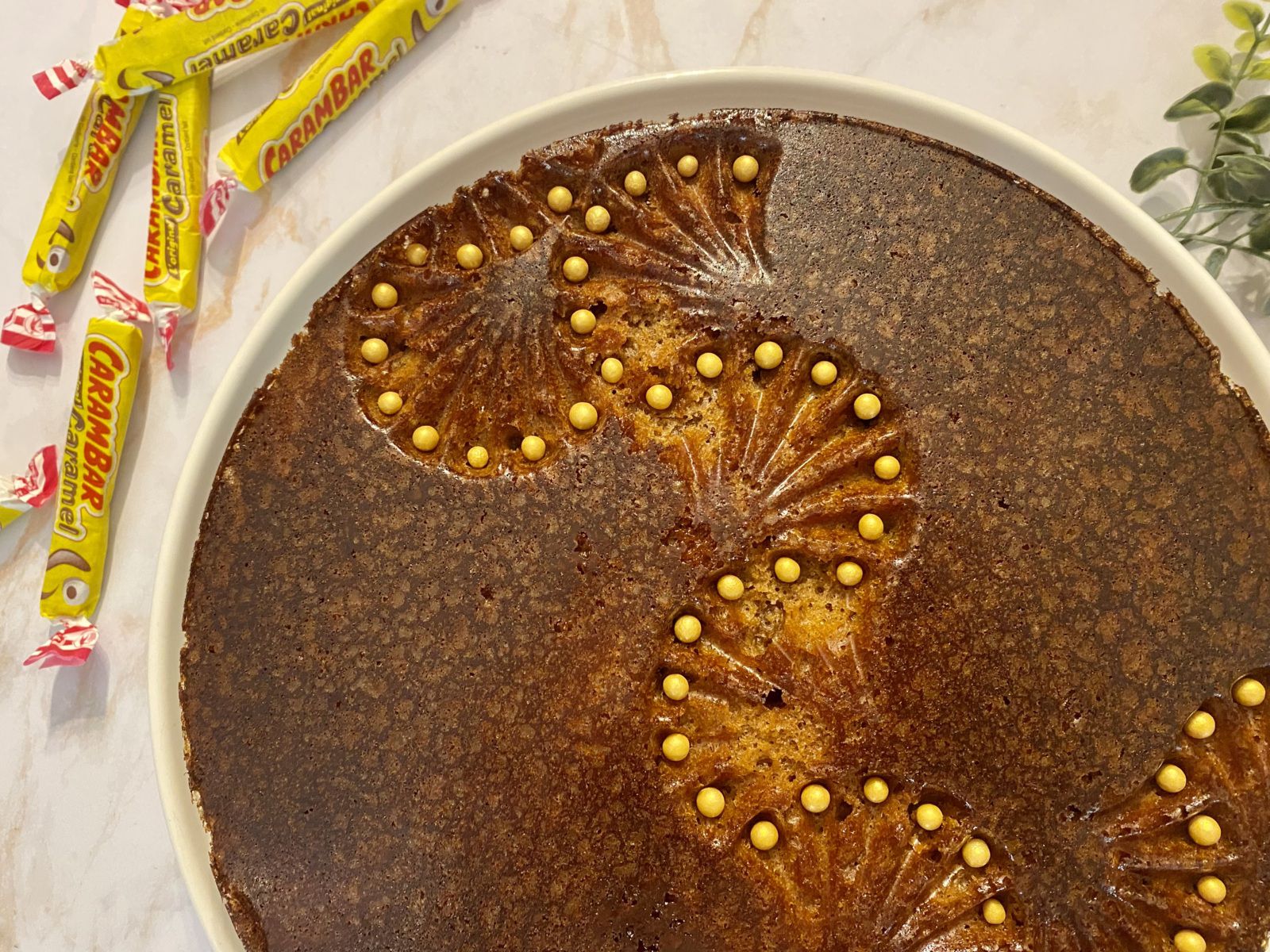 Gâteau aux carambars