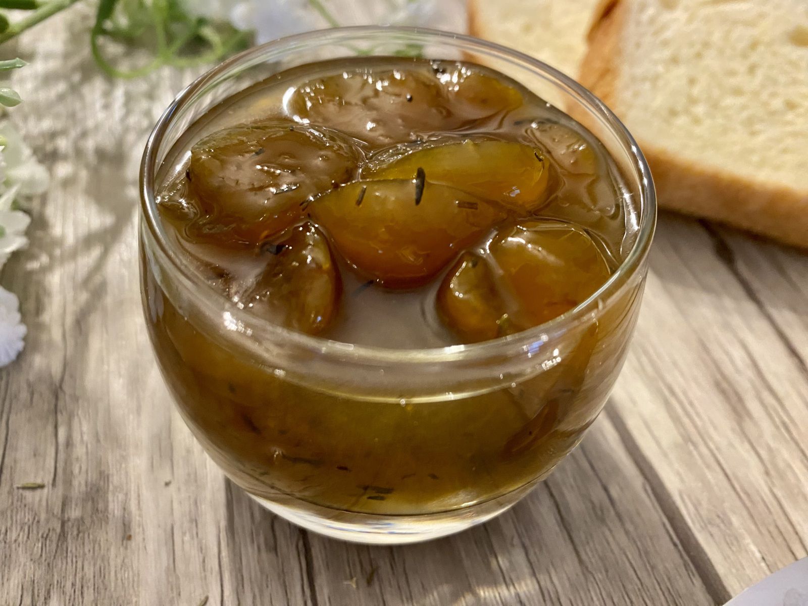 Confiture de mirabelles au thym