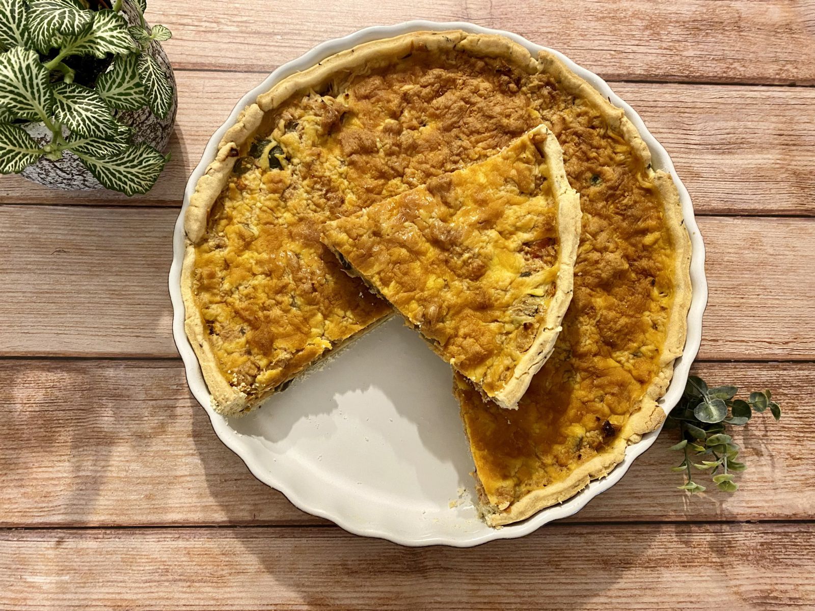 Tarte au thon et à la ratatouille