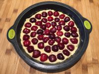 Gâteau aux cerises et à l'amande