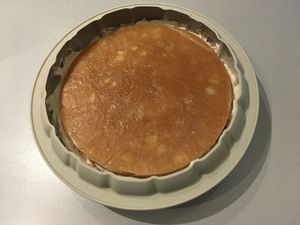 Entremets marrons et poires