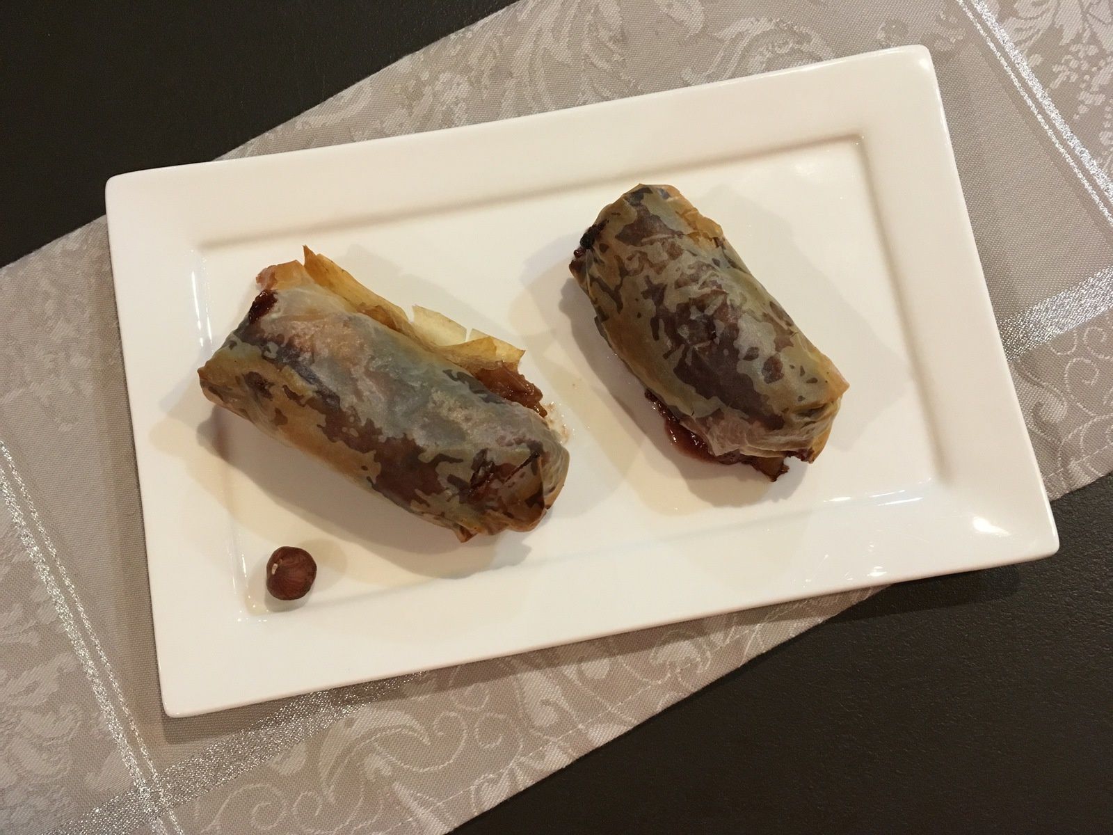 Croustillant banane nutella