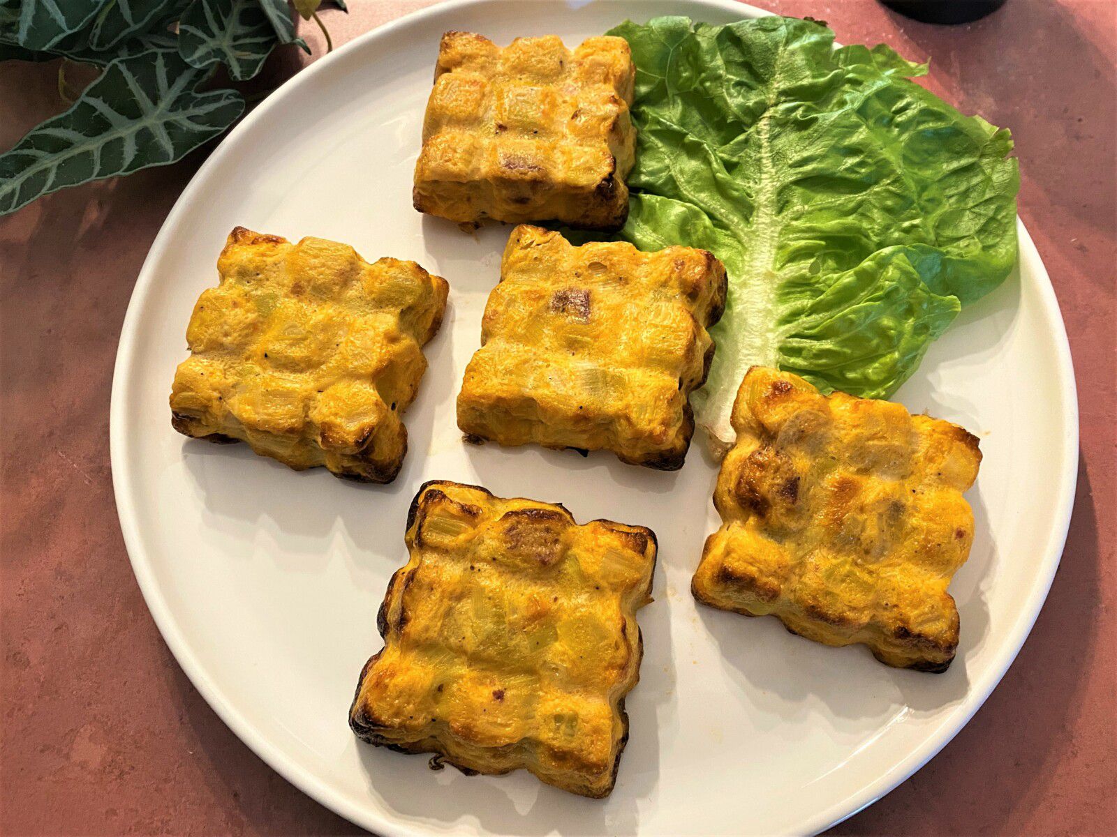 Flan aux poireaux et au chorizo