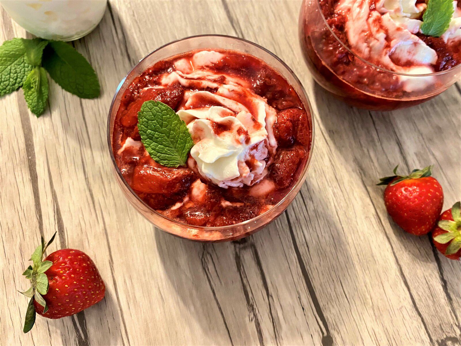 Fontainebleau aux fraises et au porto