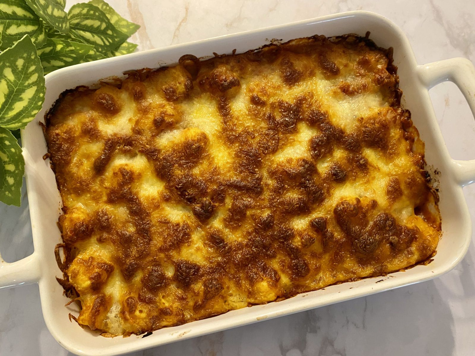 Gnocchi gratinés, sauce tomate et chorizo