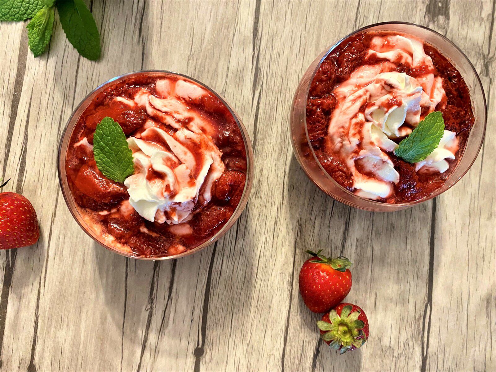 Fontainebleau aux fraises et au porto