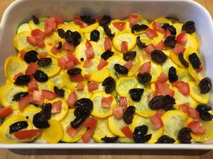 Lasagnes aux légumes du soleil, brousse et mozzarella