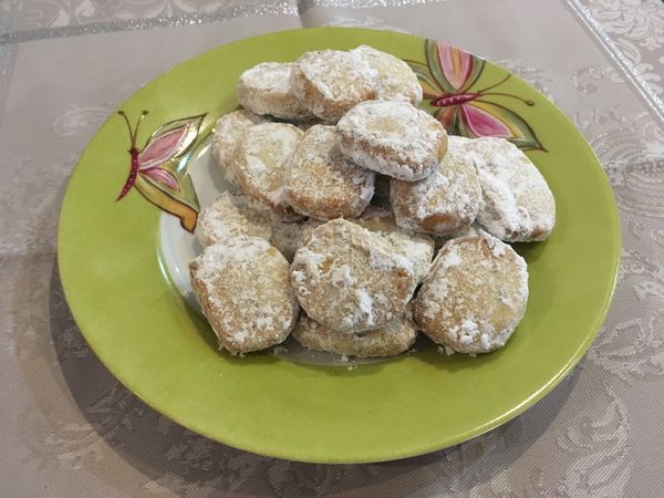 Sablés au sésame et à la fleur d'oranger