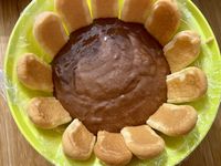 Charlotte au chocolat et poires