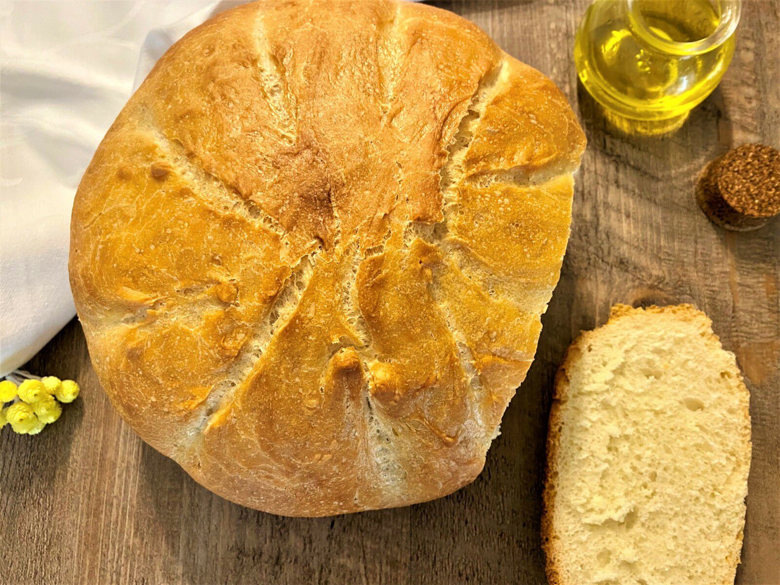 Pain cocotte à l'huile d'olive